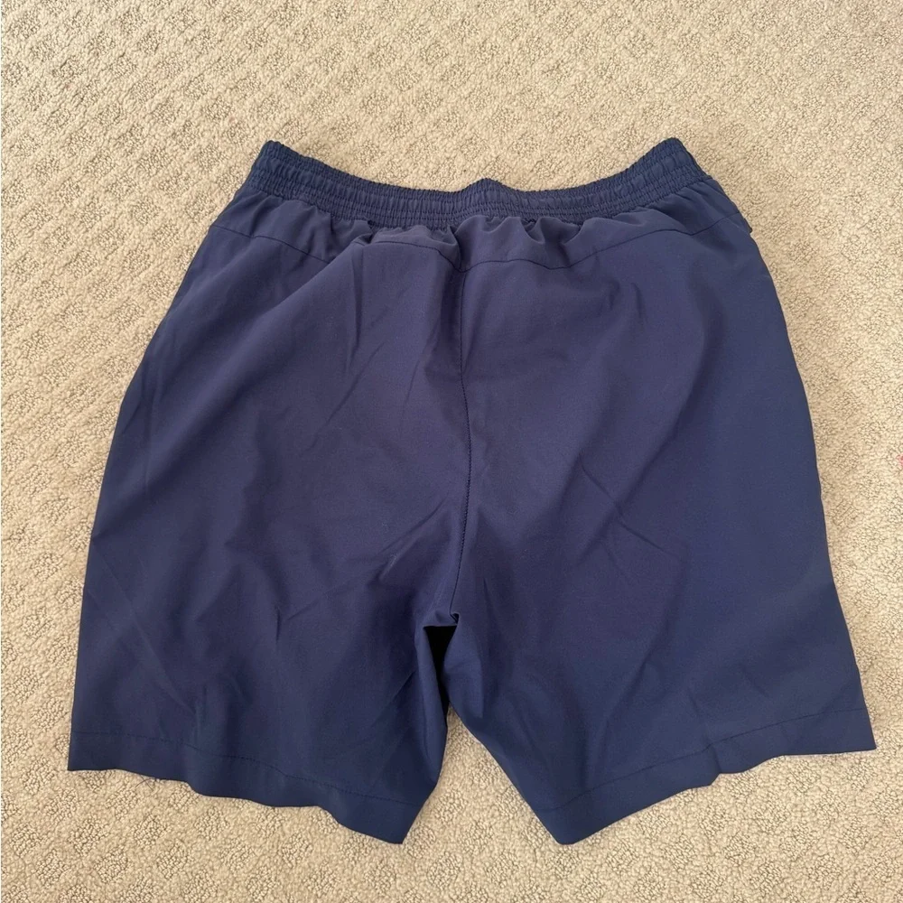 Champion men’s navy blue athletic lined casual sports shorts size small
